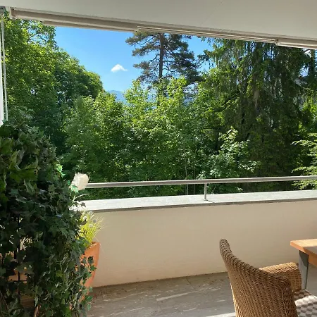 Idyllisch Ruhige U. Zentrale 3.5 Zi-Wohnung Im Waldhaus Park Flims